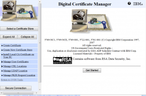 digital certificate manager