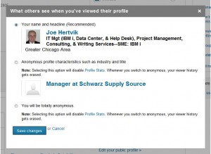 linkedin--what others see when youve viewed their profile